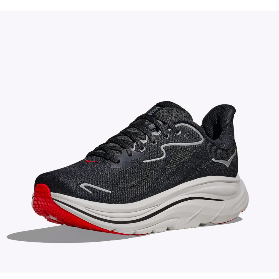Ανδρικά Παπούτσια για Τρέξιμο Μαύρα - HOKA ONE ONE Clifton 10