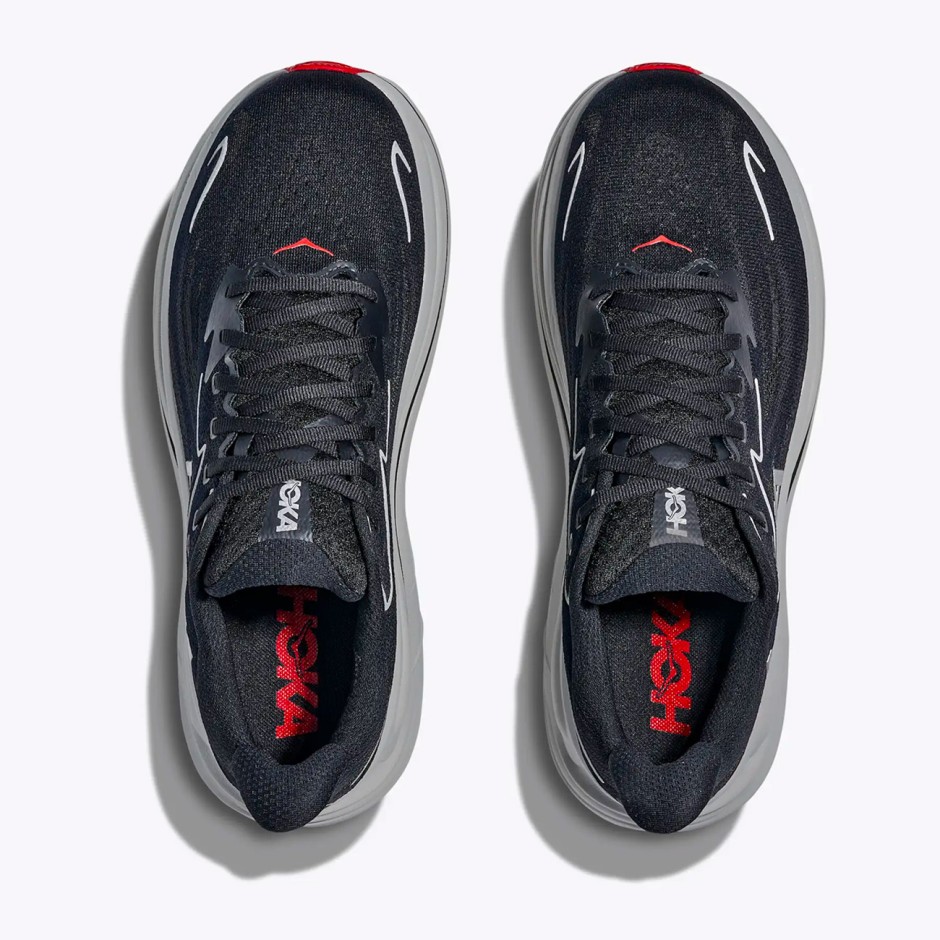 Ανδρικά Παπούτσια για Τρέξιμο Μαύρα - HOKA ONE ONE Clifton 10