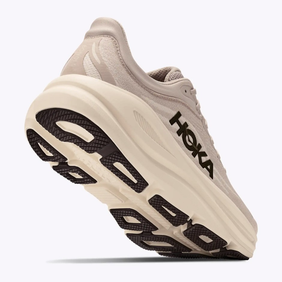 Men's Running Shoes Beige - HOKA ONE ONE Bondi 9
