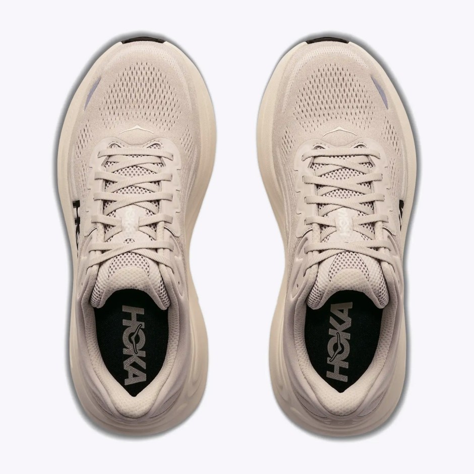 Men's Running Shoes Beige - HOKA ONE ONE Bondi 9