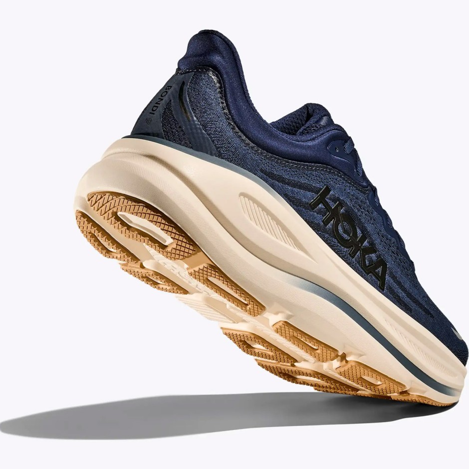 Men's Running Shoes Blue - HOKA ONE ONE Bondi 9