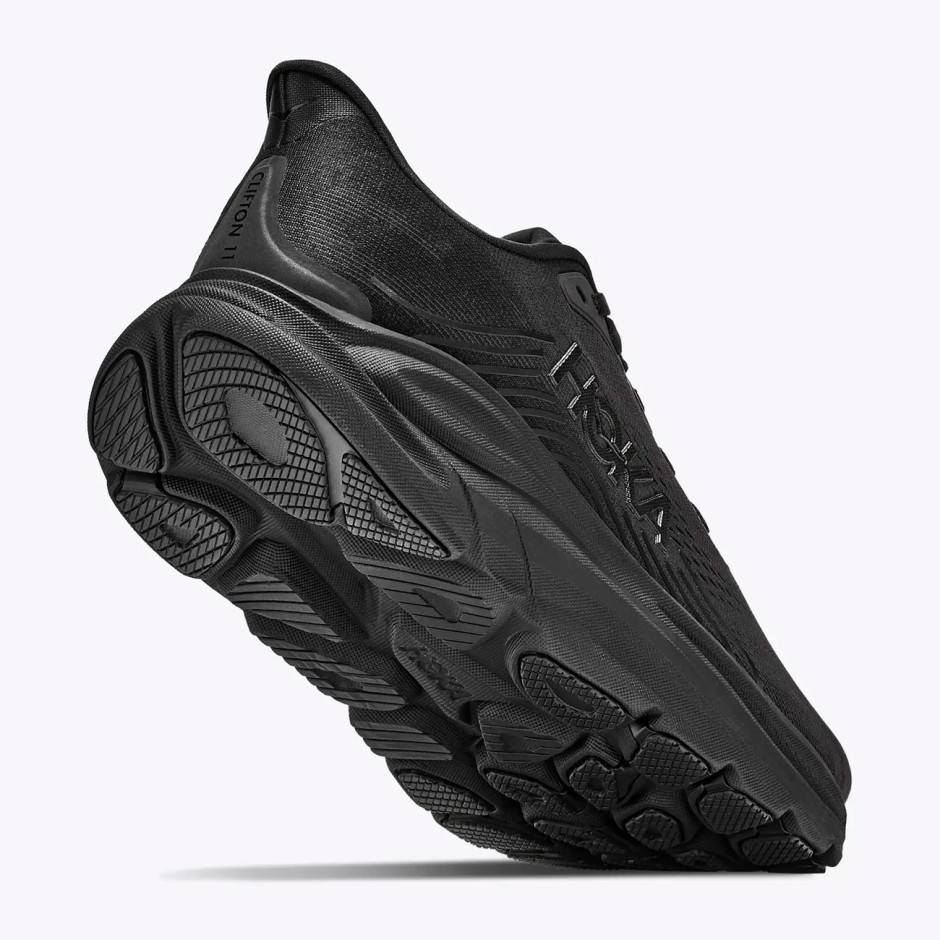 Men's Running Shoes Black - HOKA ONE ONE Clifton 11