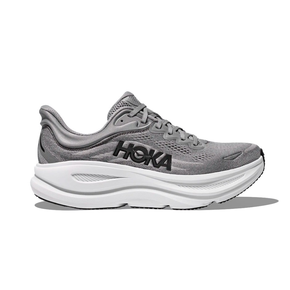 Ανδρικά Παπούτσια για Τρέξιμο Γκρι - Hoka One One Bondi 9