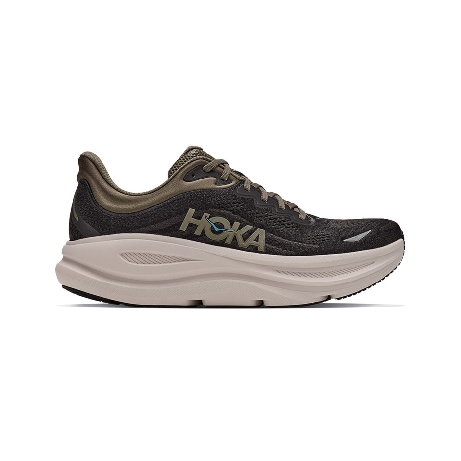 Ανδρικά Παπούτσια για Τρέξιμο Μαύρα - HOKA ONE ONE Bondi 9