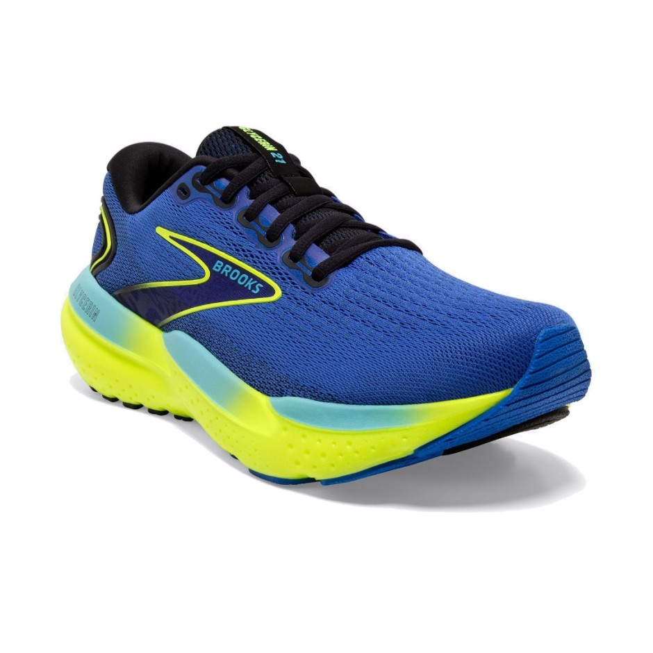 Brooks Glycerin 21 Μπλε - Ανδρικά Παπούτσια για Τρέξιμο