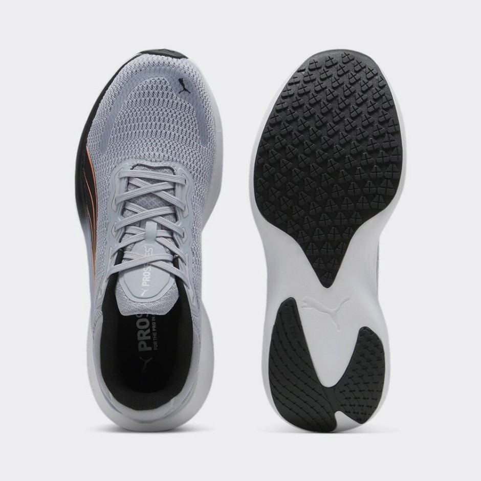 Puma Scend Pro Γκρι - Ανδρικά Παπούτσια για Τρέξιμο
