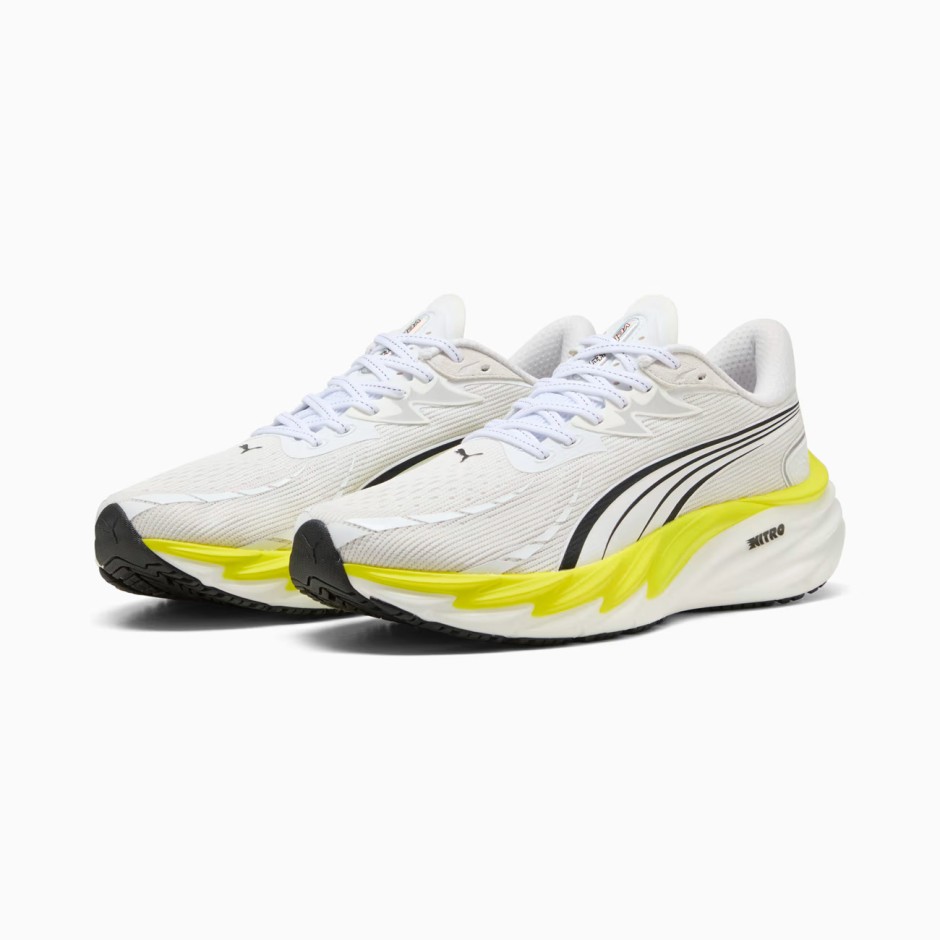 Ανδρικά Παπούτσια για Τρέξιμο Λευκά - PUMA Velocity Nitro 4