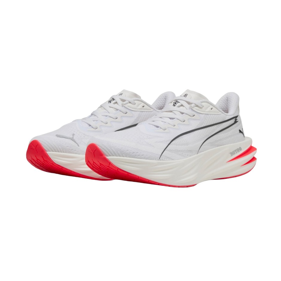 Ανδρικά Παπούτσια για Τρέξιμο Λευκά - PUMA Deviate Pure NITRO