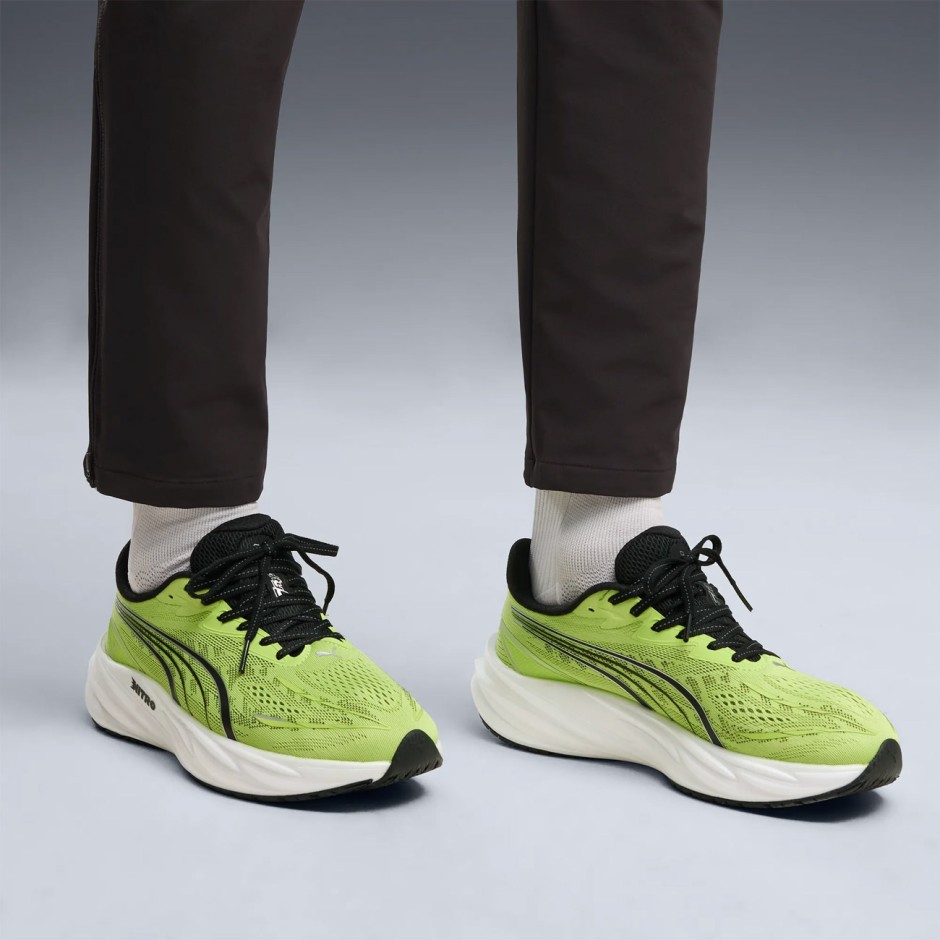 Ανδρικά Παπούτσια για Τρέξιμο Λαχανί - PUMA Velocity Nitro 5