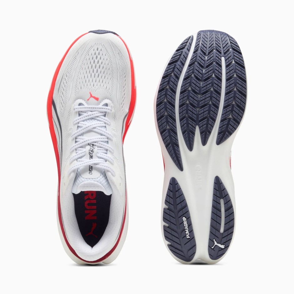 Ανδρικά Παπούτσια για Τρέξιμο Λευκά - PUMA Velocity Nitro 5