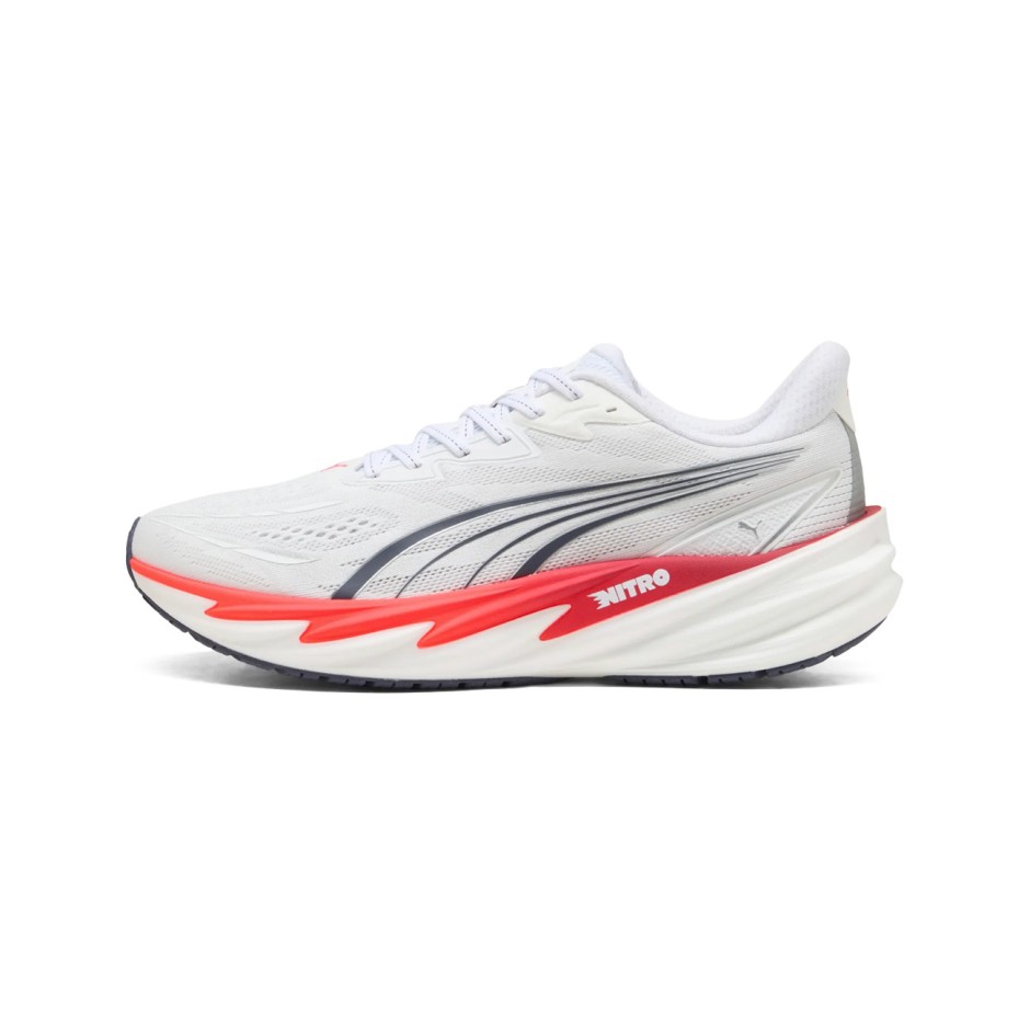 Ανδρικά Παπούτσια για Τρέξιμο Λευκά - PUMA Velocity Nitro 5