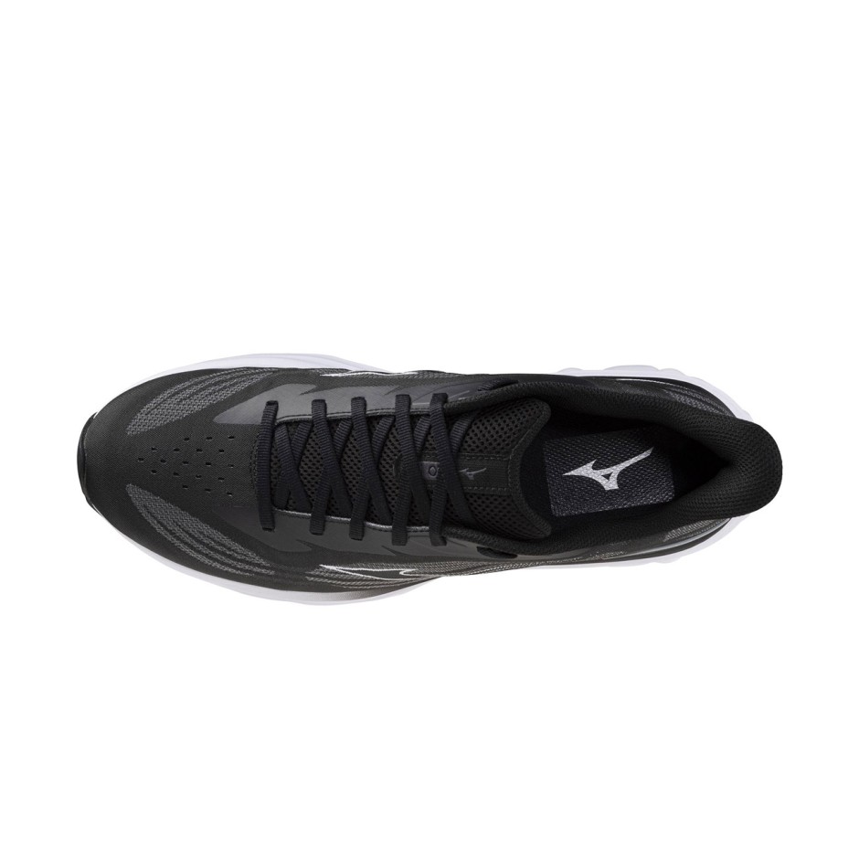 Ανδρικά Παπούτσια για Τρέξιμο Μαύρα - Mizuno Wave Skyrise 7