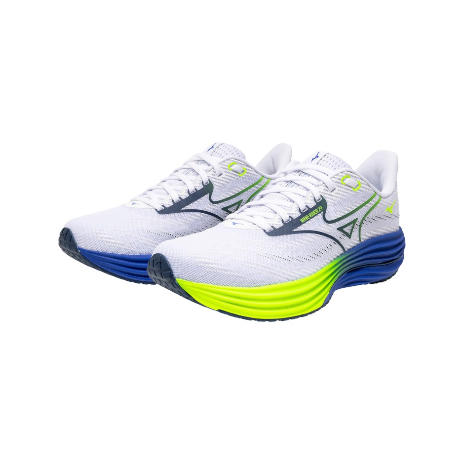Ανδρικά Παπούτσια για Τρέξιμο Λευκά - Mizuno Wave Rider 29