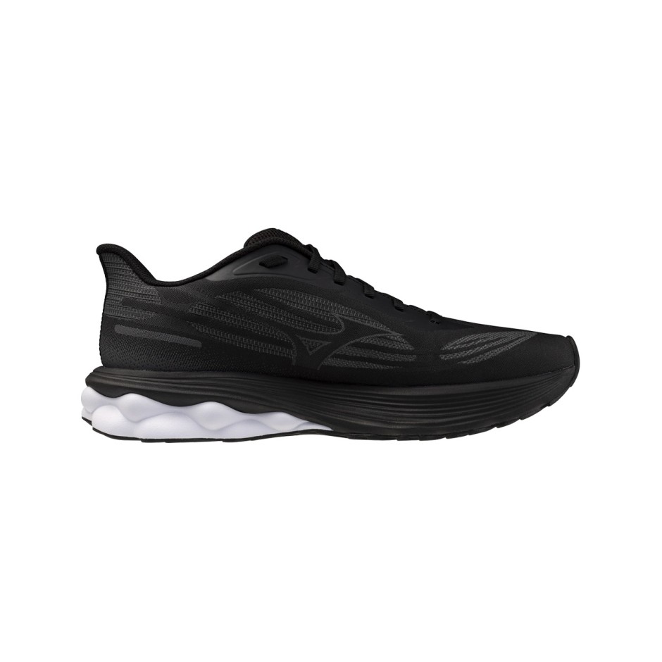 Ανδρικά Παπούτσια για Τρέξιμο Μαύρα - Mizuno Wave Skyrise 7