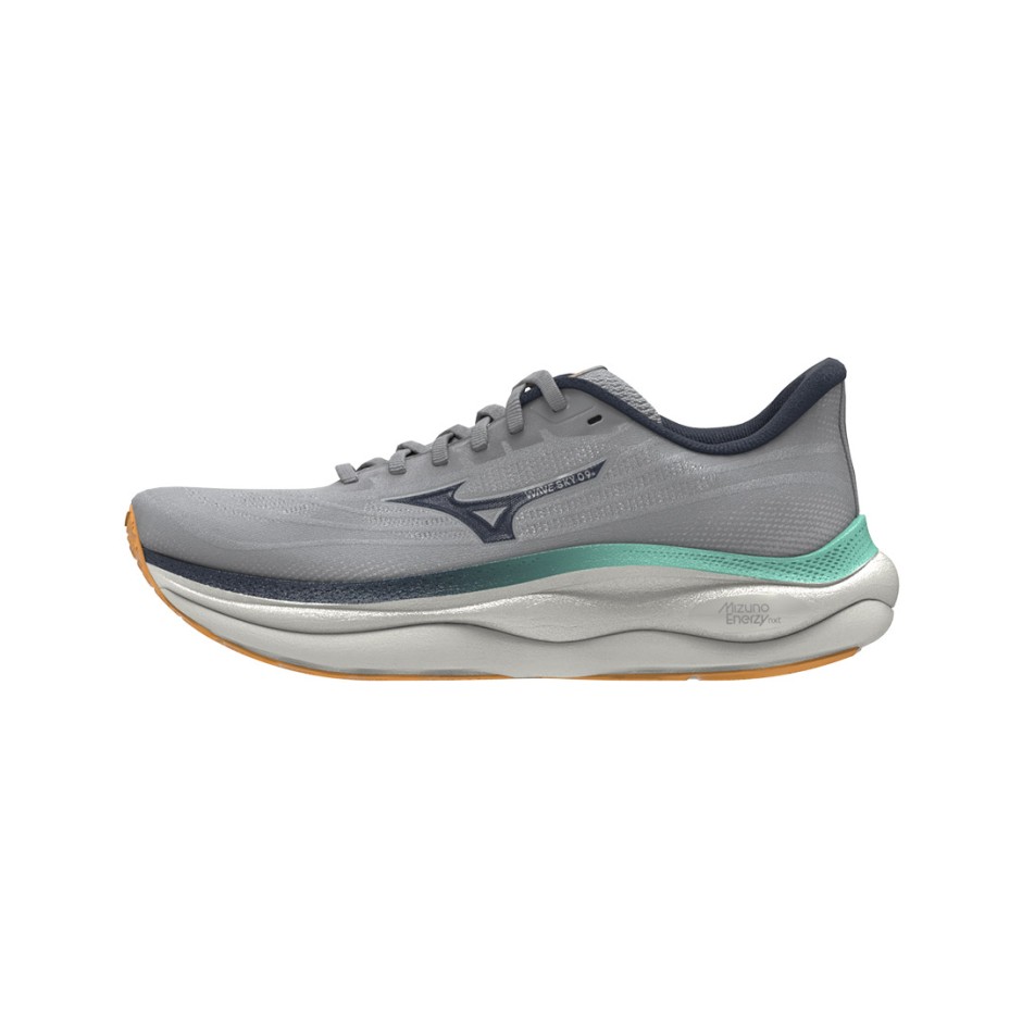 Ανδρικά Παπούτσια για Τρέξιμο Γκρι - Mizuno Wave Sky 9