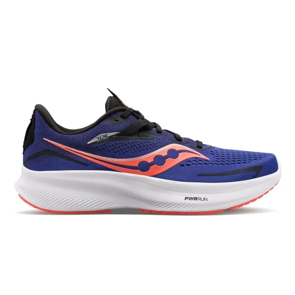 Saucony Ride 15 Men\'s Size 9 Blue White Running Shoes Sneakers S20729-16 Running shoes Saucony Ride 15 - Top4Running.com main image 4