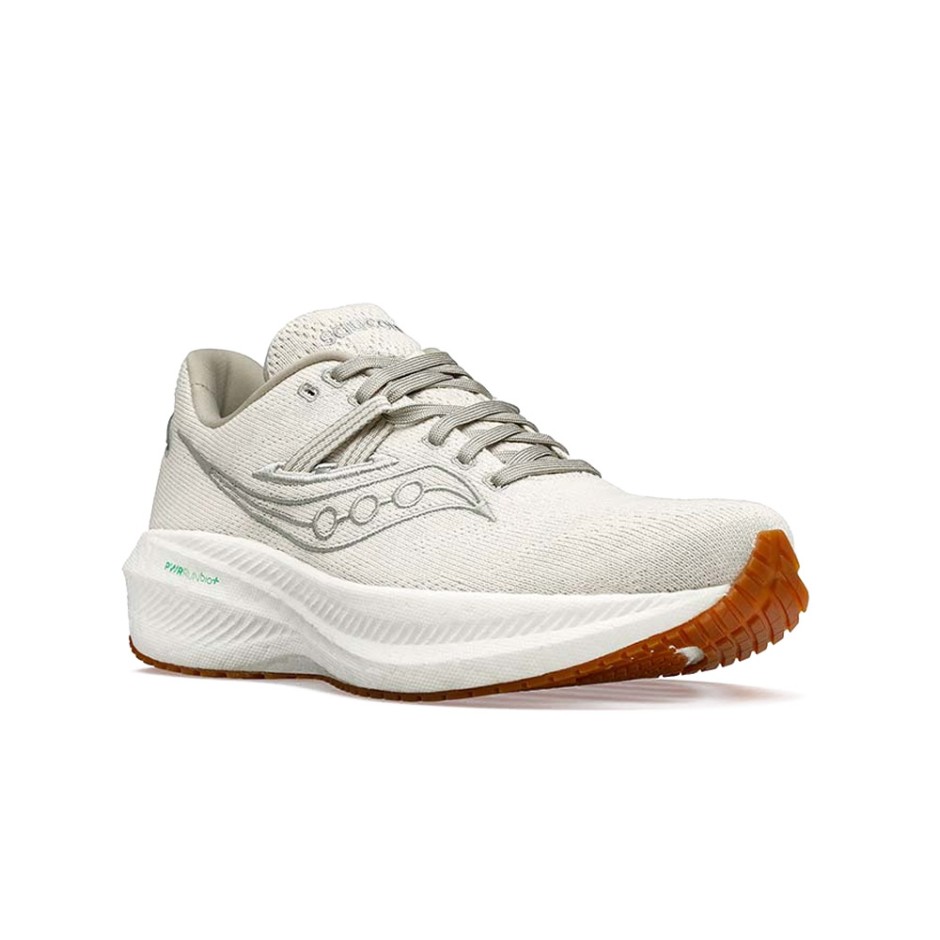 Saucony Triumph RFG Εκρού - Ανδρικά Παπούτσια για Τρέξιμο 