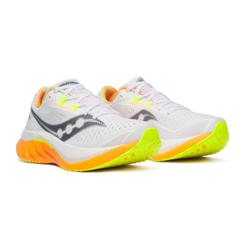 Ανδρικά Παπούτσια για Τρέξιμο Λευκά - Saucony Endorphin Speed 4