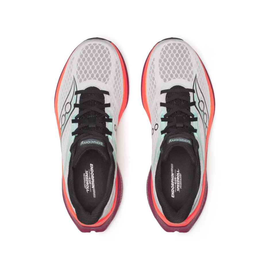Ανδρικά Παπούτσια για Τρέξιμο Λευκά - Saucony Endorphin Speed 5