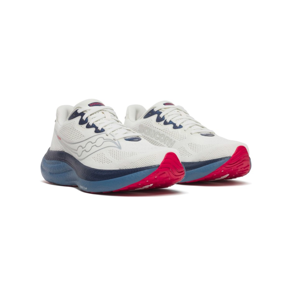 Ανδρικά Παπούτσια για Τρέξιμο Εκρού - Saucony Ride 19