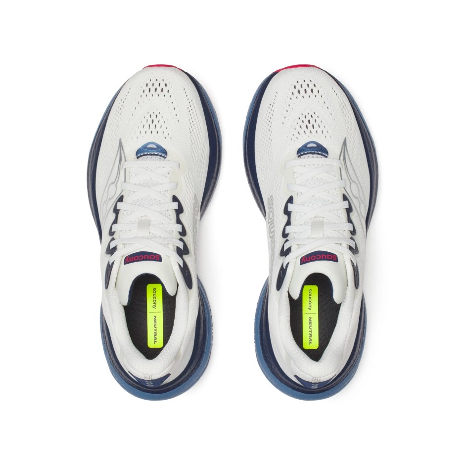 Ανδρικά Παπούτσια για Τρέξιμο Εκρού - Saucony Ride 19