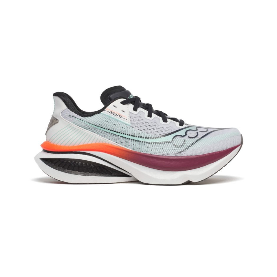 Ανδρικά Παπούτσια για Τρέξιμο Λευκά - Saucony Endorphin Azura