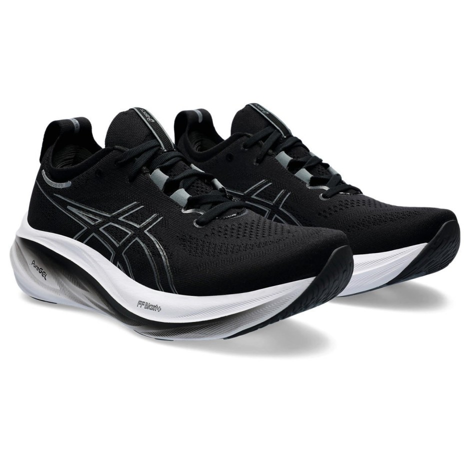 Ανδρικά Παπούτσια για Τρέξιμο Λευκά-Μαύρα - ASICS GEL-NIMBUS 26 