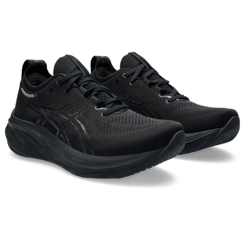 Ανδρικά Παπούτσια για Τρέξιμο Μαύρα - ASICS GEL-NIMBUS 26 