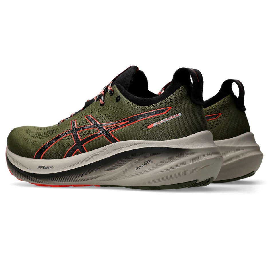 Ανδρικά Παπούτσια Trail Running Χακί - ASICS GEL-NIMBUS 26 TR