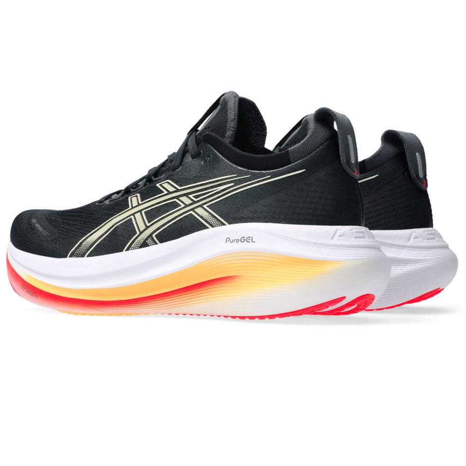 Ανδρικά Παπούτσια για Τρέξιμο Μαύρα - ASICS GEL-NIMBUS 27