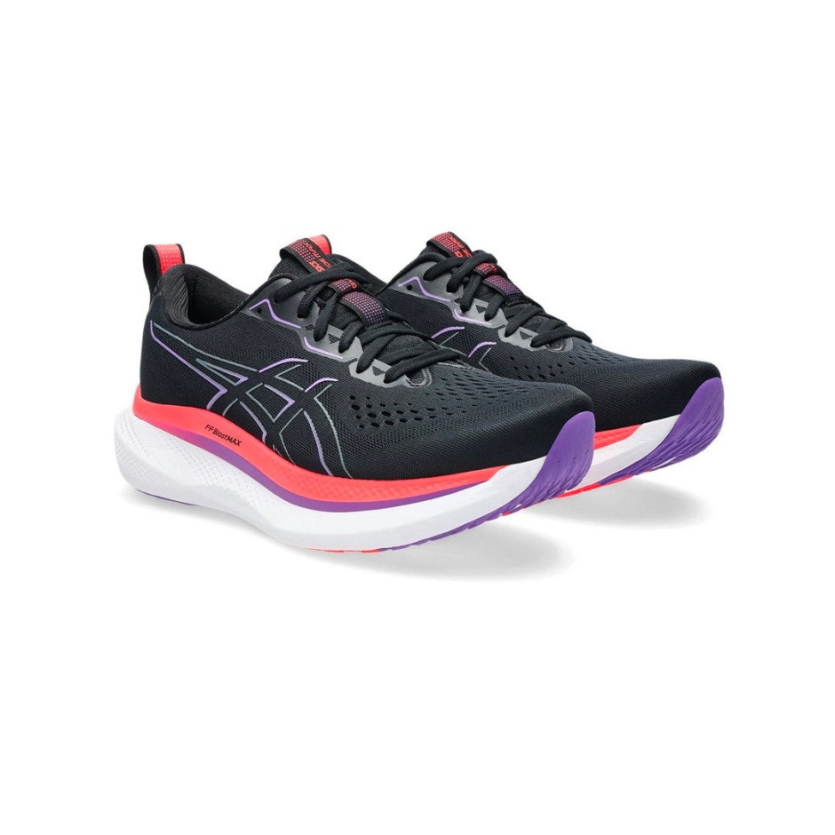 Ανδρικά Παπούτσια για Τρέξιμο Μαύρα - ASICS GLIDERIDE MAX