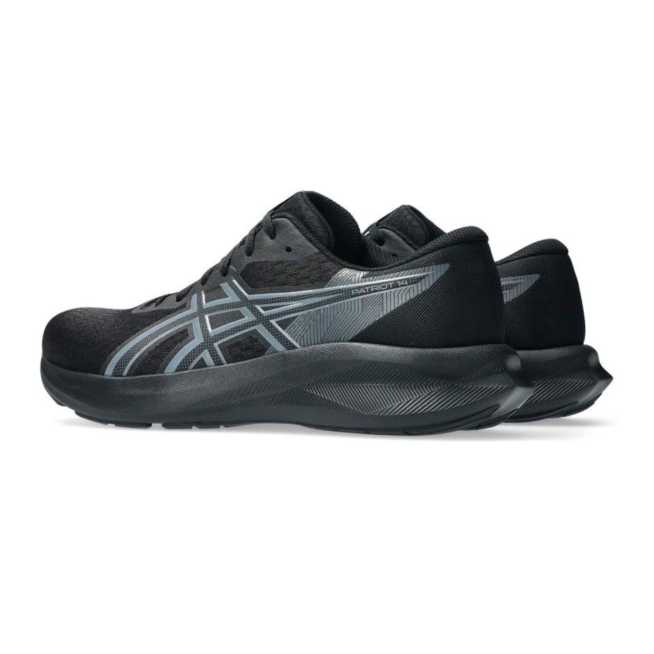 Ανδρικά Παπούτσια για Τρέξιμο Μαύρα - ASICS PATRIOT 14