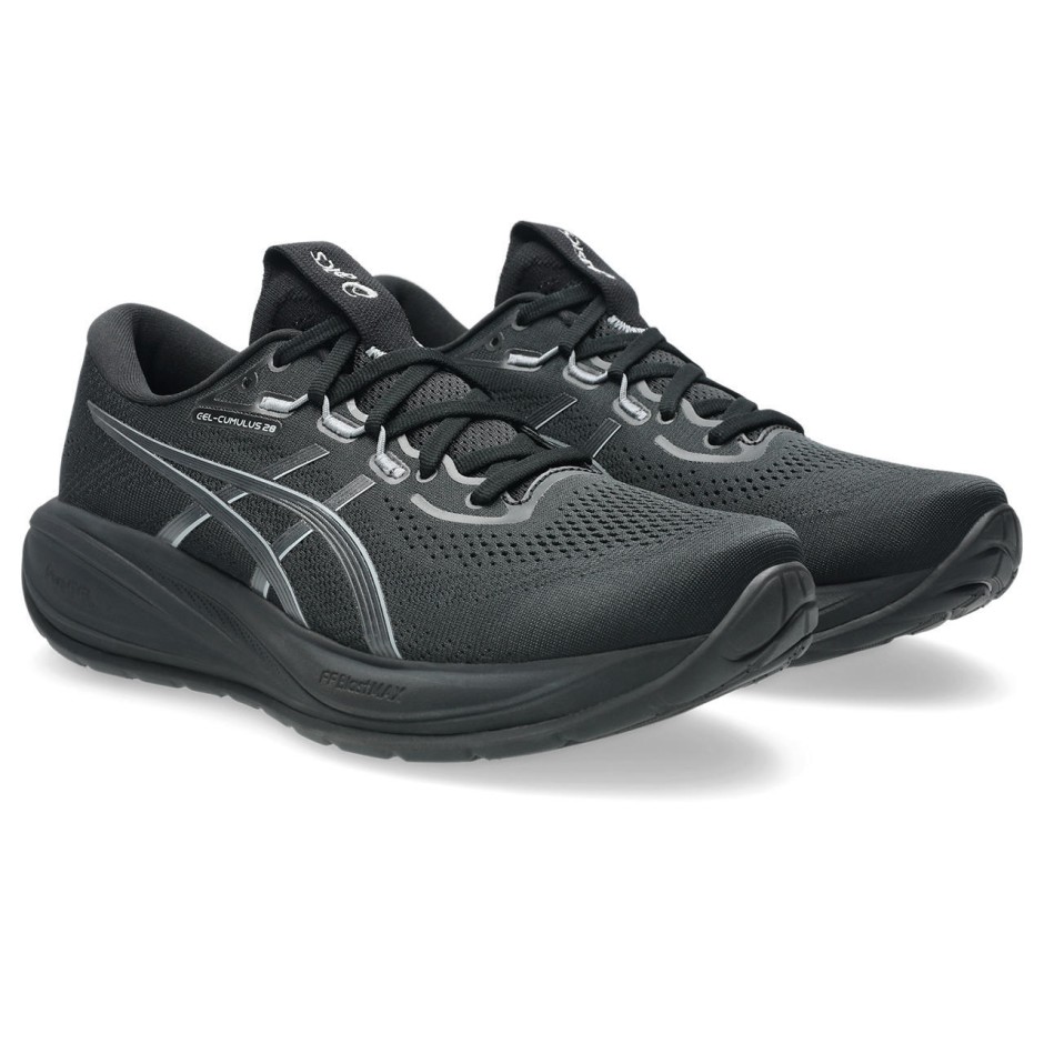 Ανδρικά Παπούτσια για Τρέξιμο Μαύρα - ASICS GEL-CUMULUS 28