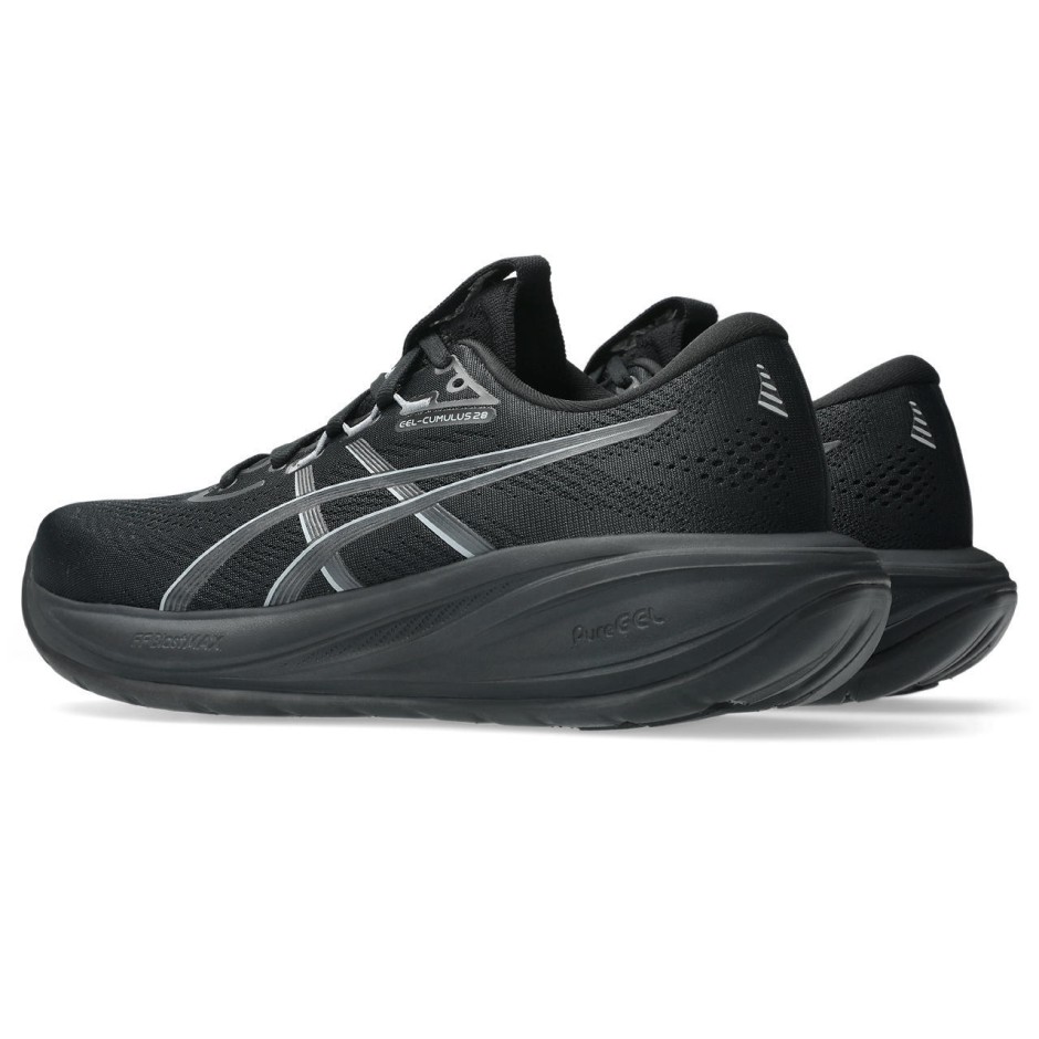 Ανδρικά Παπούτσια για Τρέξιμο Μαύρα - ASICS GEL-CUMULUS 28