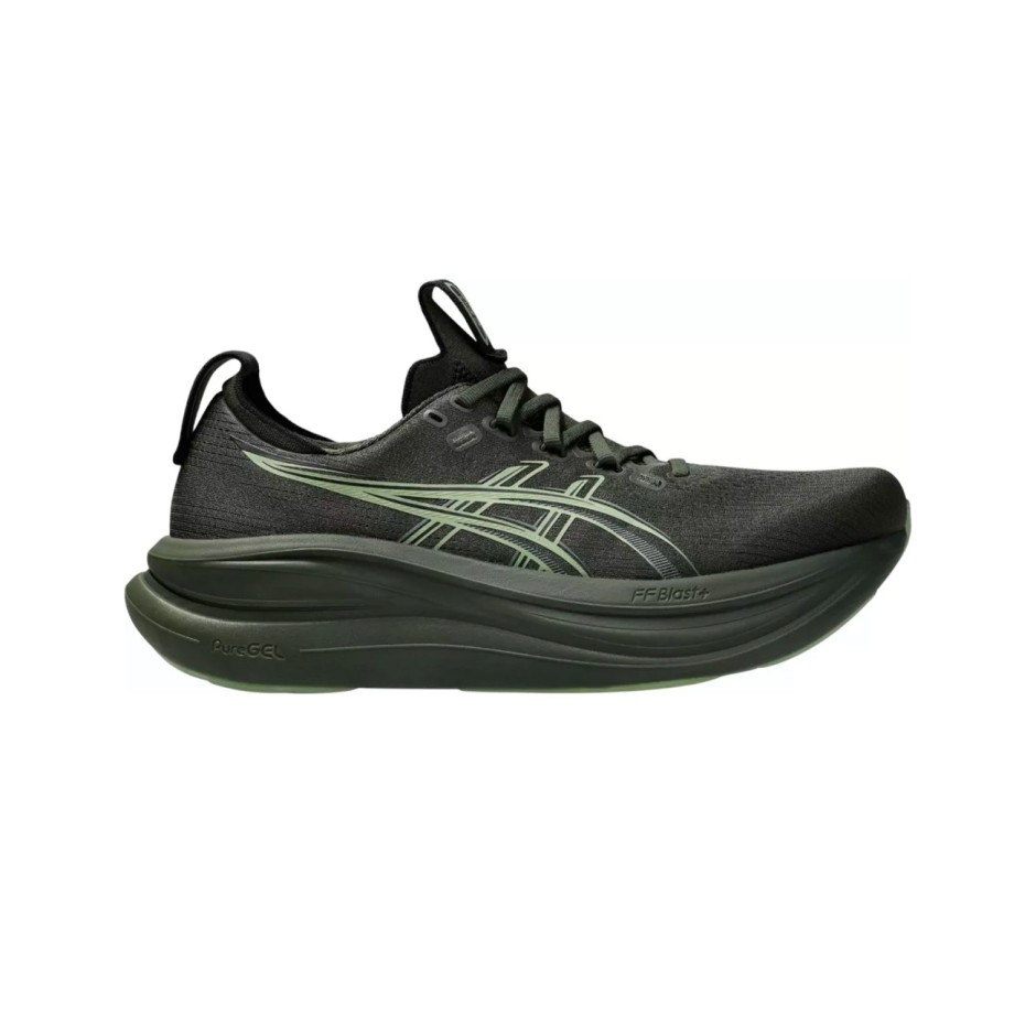 Ανδρικά Παπούτσια για Τρέξιμο Χακί - ASICS GEL-NIMBUS 28