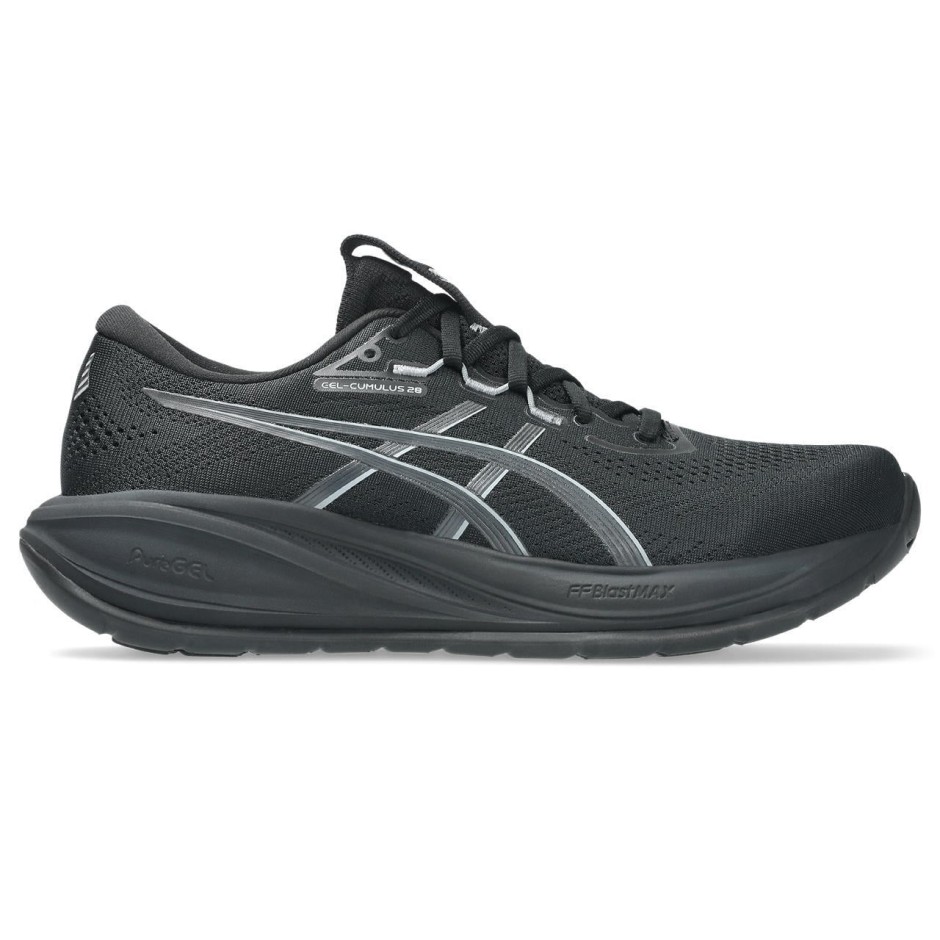 Ανδρικά Παπούτσια για Τρέξιμο Μαύρα - ASICS GEL-CUMULUS 28