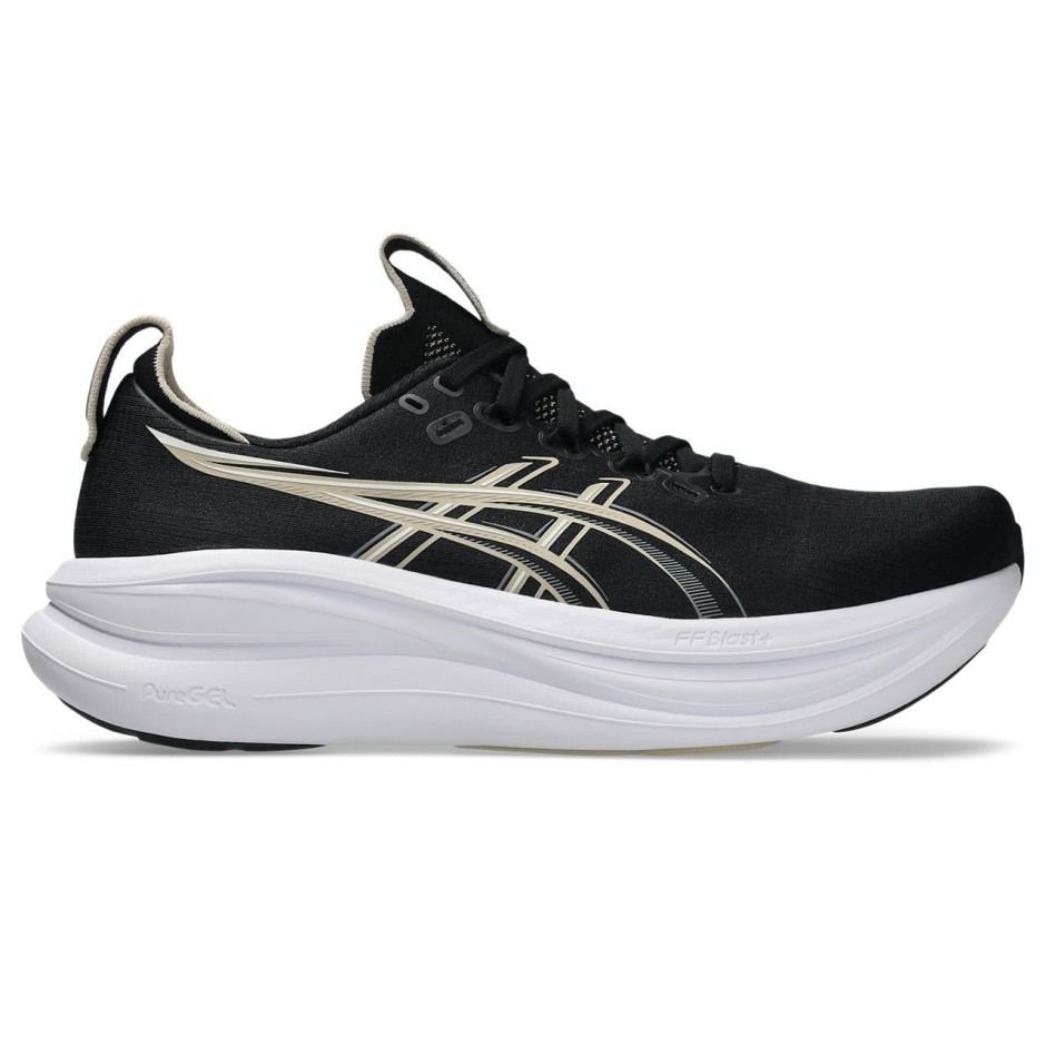 Ανδρικά Παπούτσια για Τρέξιμο Μαύρα - ASICS GEL-NIMBUS 28