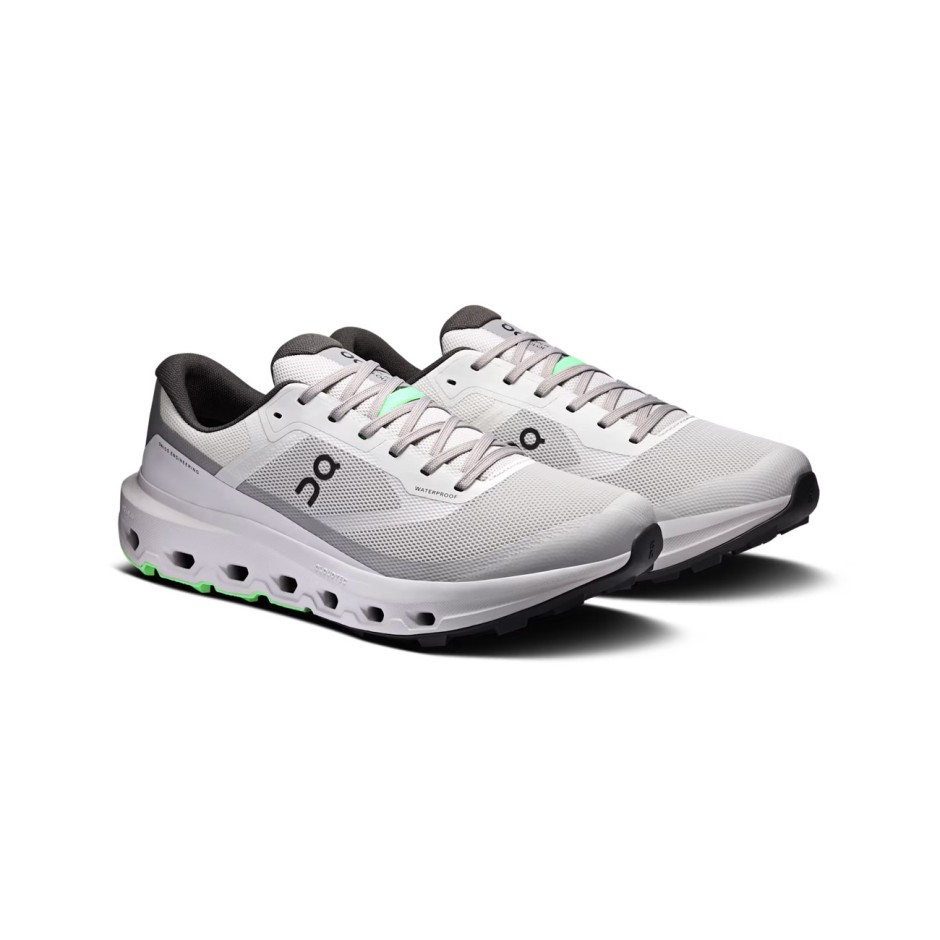 Men's Trail Running Shoes Grey - On Cloudvista 3 Waterproof