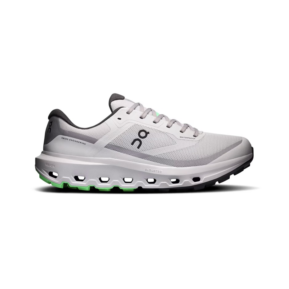 Men's Trail Running Shoes Grey - On Cloudvista 3 Waterproof