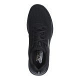 SKECHERS ENGINEERED MESH LACE UP SNEAKER 232625-BBK Black Image 1