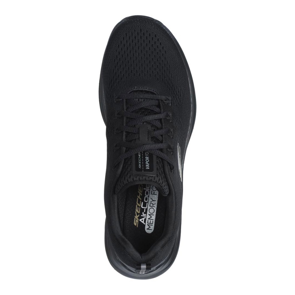 SKECHERS ENGINEERED MESH LACE UP SNEAKER 232625-BBK Black