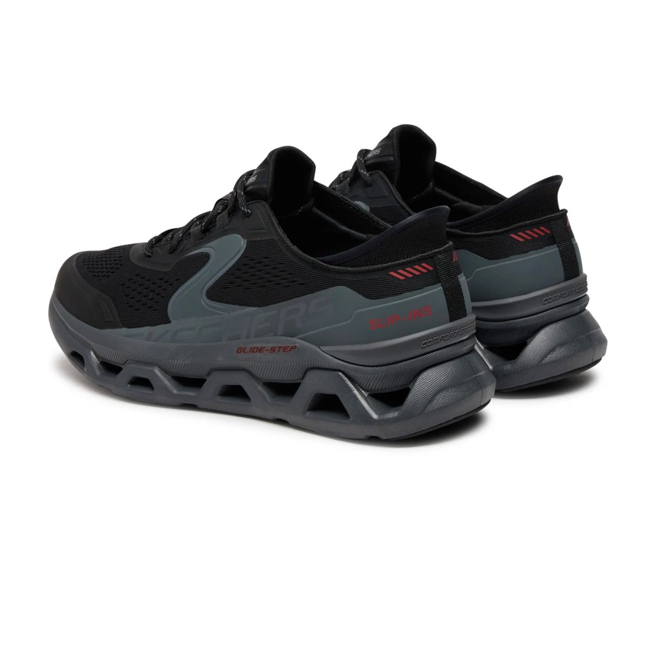 SKECHERS SLIP-INS ENGINEERED MESH LACE UP W 232921-BKCC Black