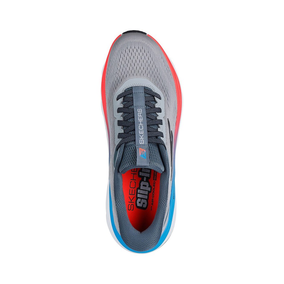 Ανδρικά Παπούτσια για Τρέξιμο Γκρι - Skechers Slip-ins: Max Run