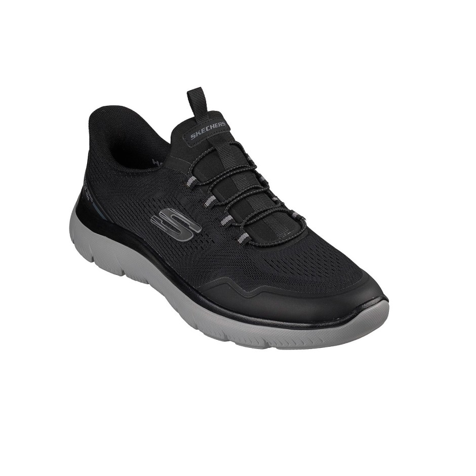 Men's Running Shoes Black - Skechers Slip-ins: Summits-Top Rate