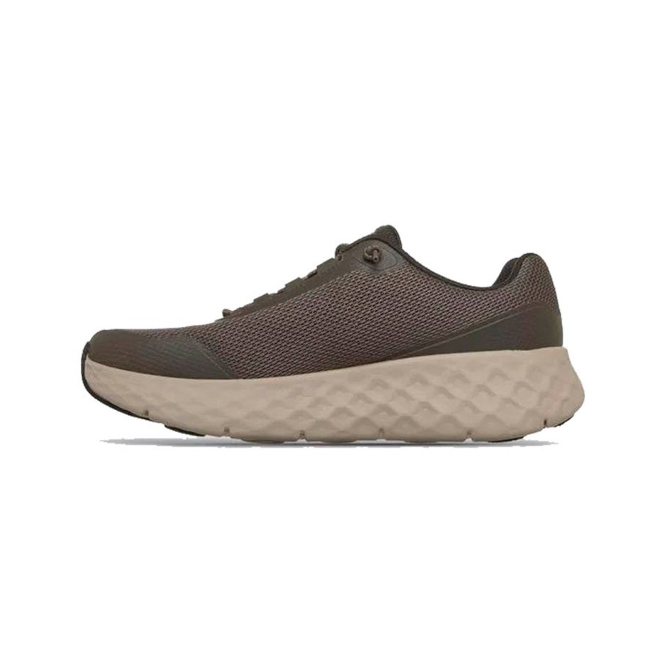 Ανδρικά Παπούτσια για Τρέξιμο Χακί - Skechers GO WALK Max Cushioning Flex