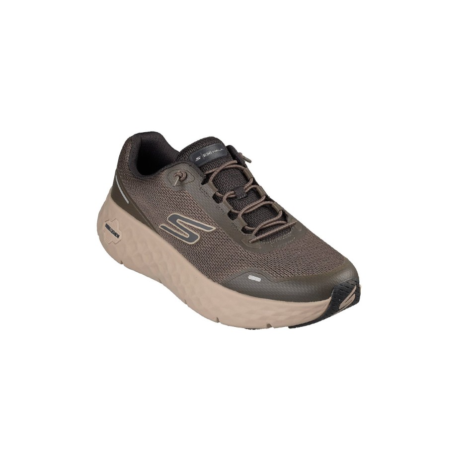 Ανδρικά Παπούτσια για Τρέξιμο Χακί - Skechers GO WALK Max Cushioning Flex