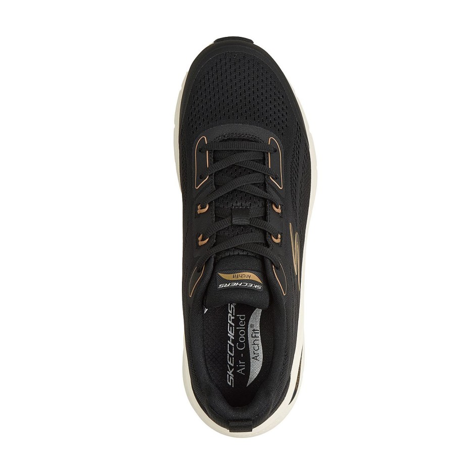 Ανδρικά Παπούτσια για Τρέξιμο Μαύρα - Skechers Arch Fit 3.0