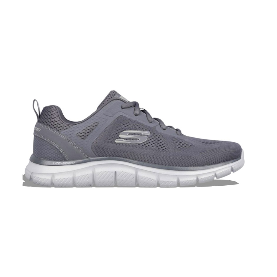 Ανδρικά Παπούτσια για Τρέξιμο Ανθρακί - Skechers Broader