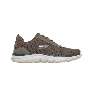 Ανδρικά Παπούτσια για Τρέξιμο Καφέ - Skechers Track-Leshur