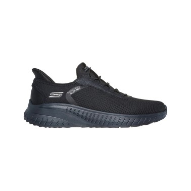 Ανδρικά Παπούτσια για Τρέξιμο Μαύρα - Skechers BOBS Sport™ Squad Chaos-Tough Walk